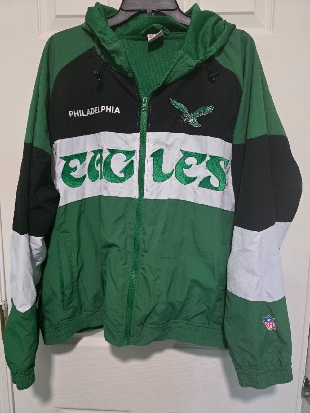 NFL EAGLES Lightweight Jacket 2XL Green